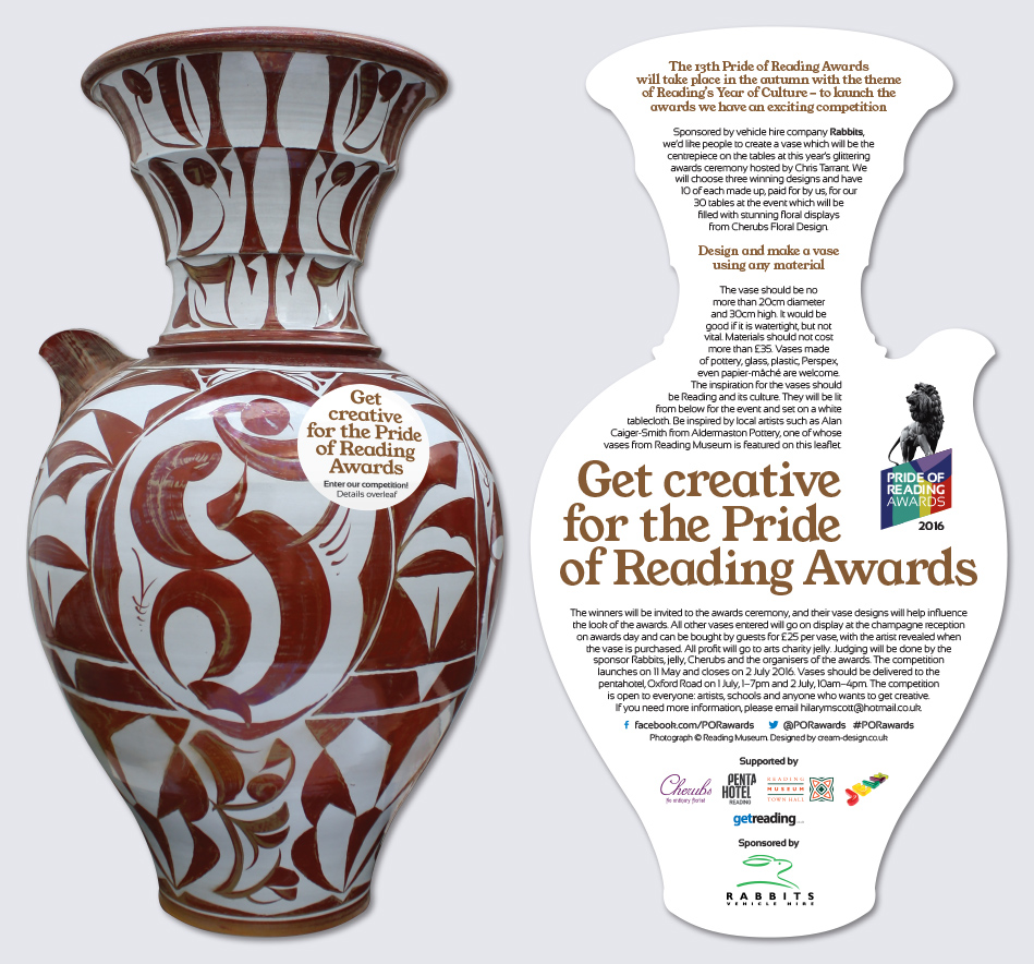 Pride of Reading Awards 2016 Vase Competition Leaflet