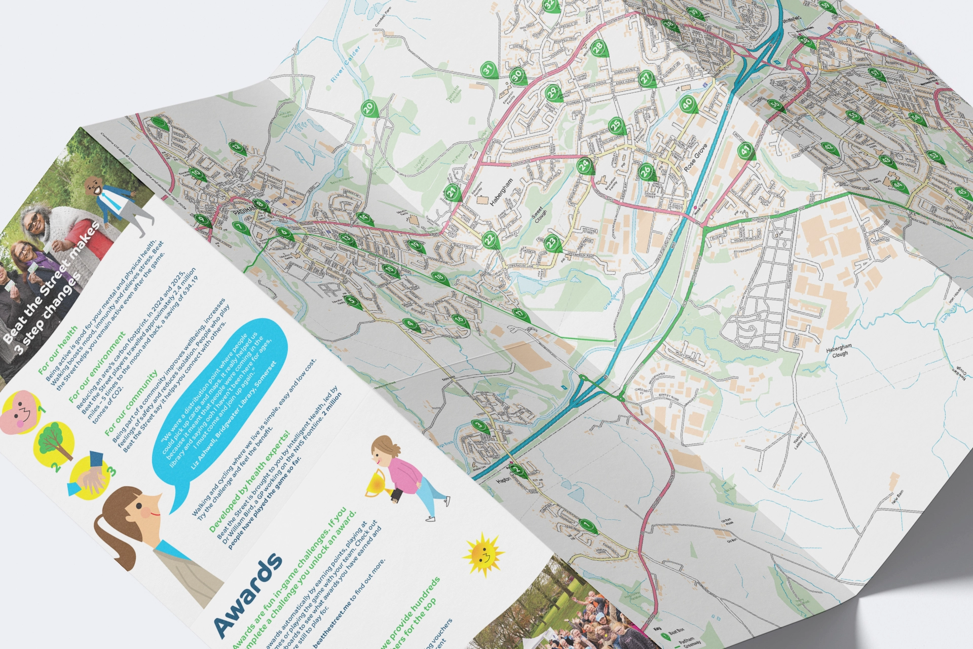 Beat the Street Burnley map