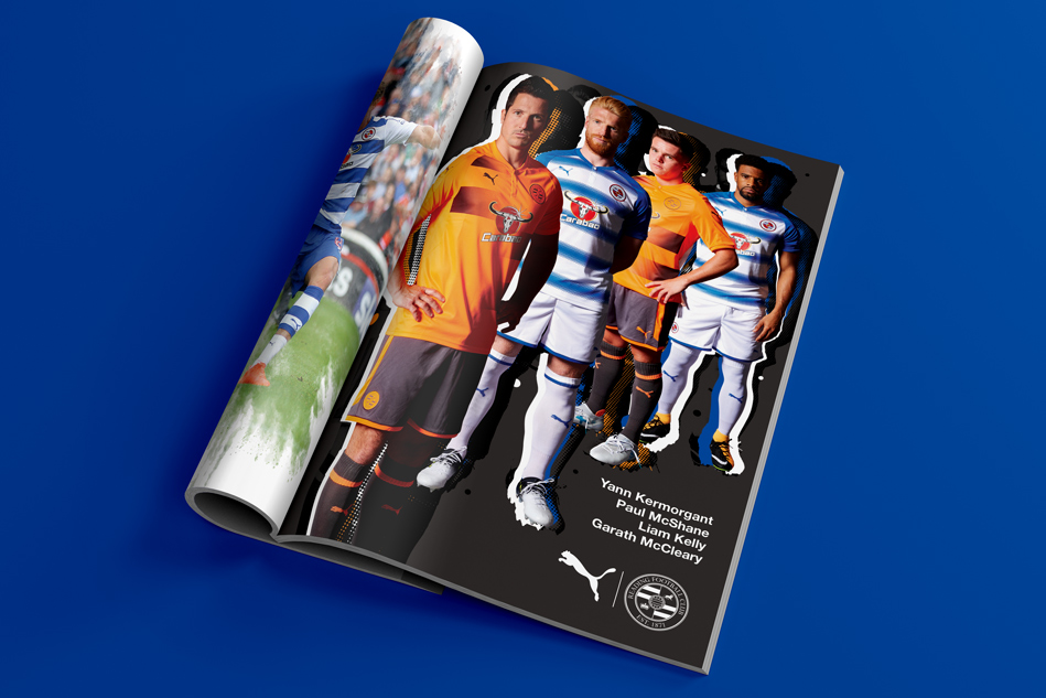 Reading FC Kit Programme Advertising